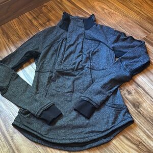 Lululemon Athletica Textured Black and Gray Jacket